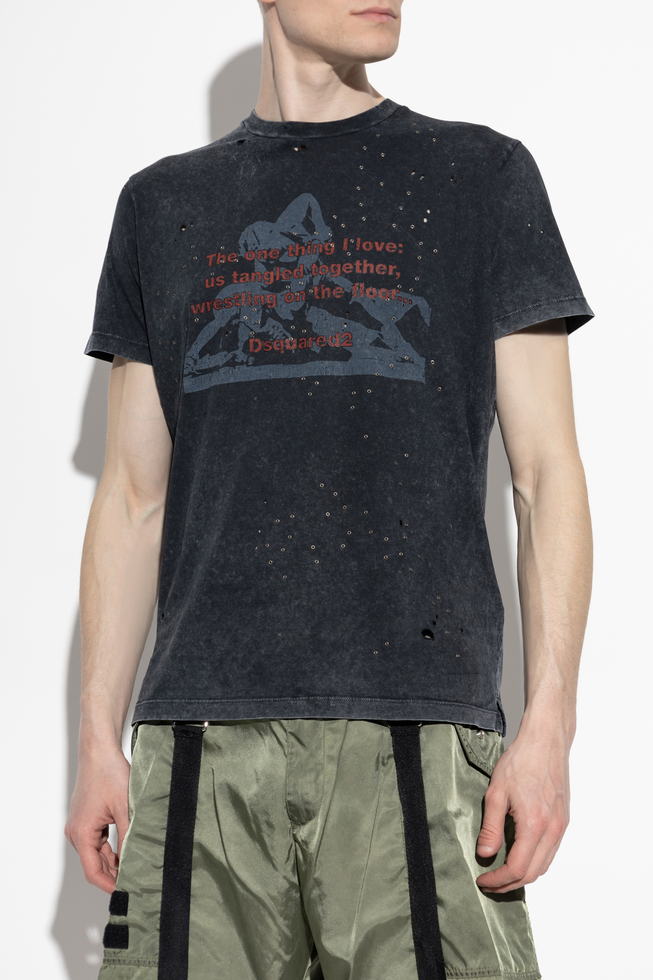 Dsquared2 T-shirt with print | Men's Clothing | Vitkac Dsquared2 T-shirt with print | Men's Clothing | Vitkac